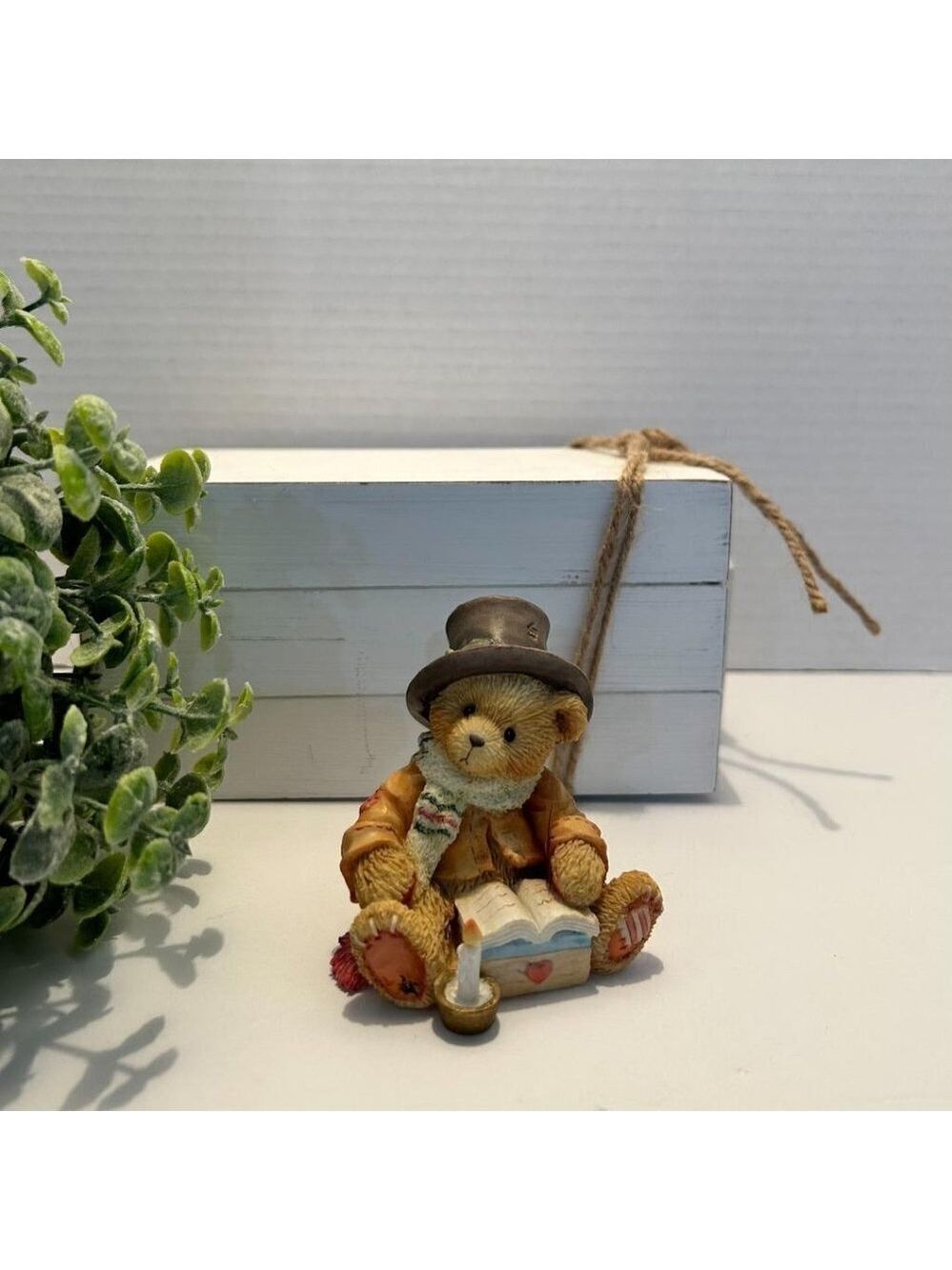 CHERISHED Teddies “Bear Cratchet” figurine